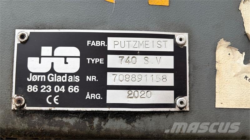 Putzmeister M740 DHBS Slidlagspumpe - (Topmodel med skovl, sla Citas sastāvdaļas