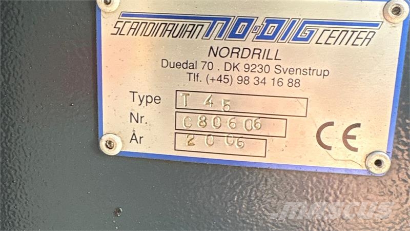 Scandinavian NO-DIG Center T45 Nordrill Pipebuster Entreprenør - Andet