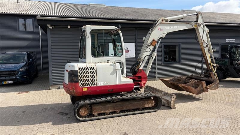 Takeuchi TB145 Velholdt minigraver med lavt timetal og stor Miniescavatori