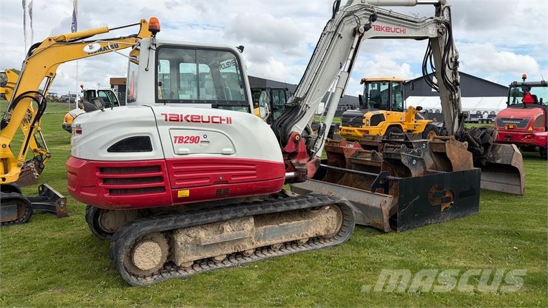 Takeuchi TB290 m/ Engcon, centralsmøring og 7 skovle - Årga Pelle sur chenilles
