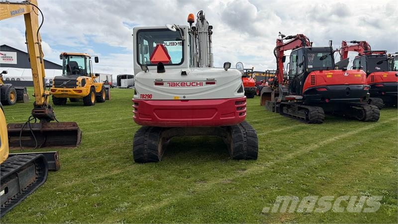 Takeuchi TB290 m/ Engcon, centralsmøring og 7 skovle - Årga Pelle sur chenilles