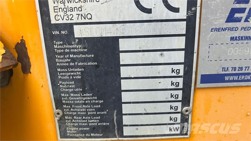 Thwaites 2 tons kan køres på trailer Stavebné sklápače