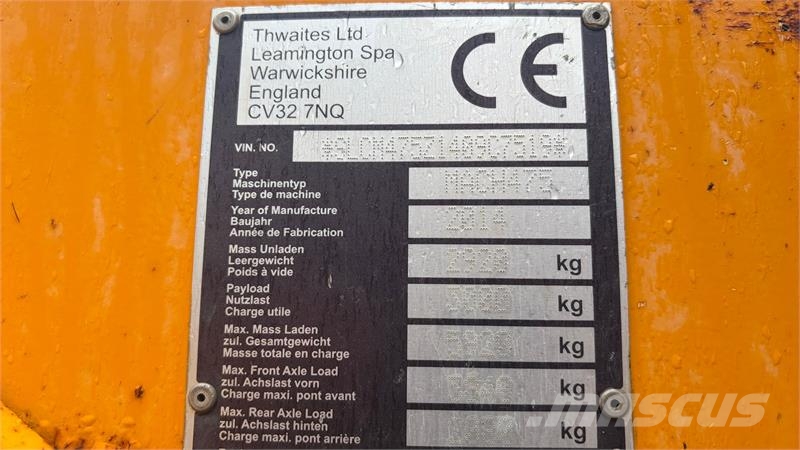 Thwaites Mach475 3 Tonne Høj-Tip 翻斗车\公路型自卸车