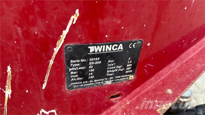 Twinca ES-800 219 timer عربات نقل قلابة للمواقع