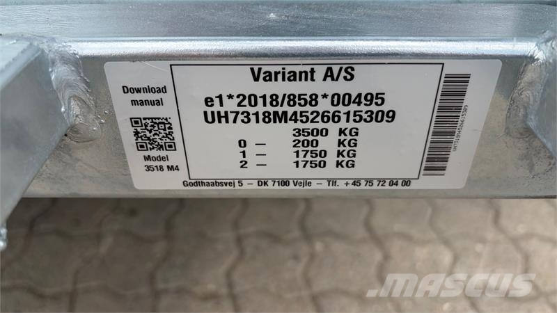 Variant 3518 M4 مقطورات أخرى