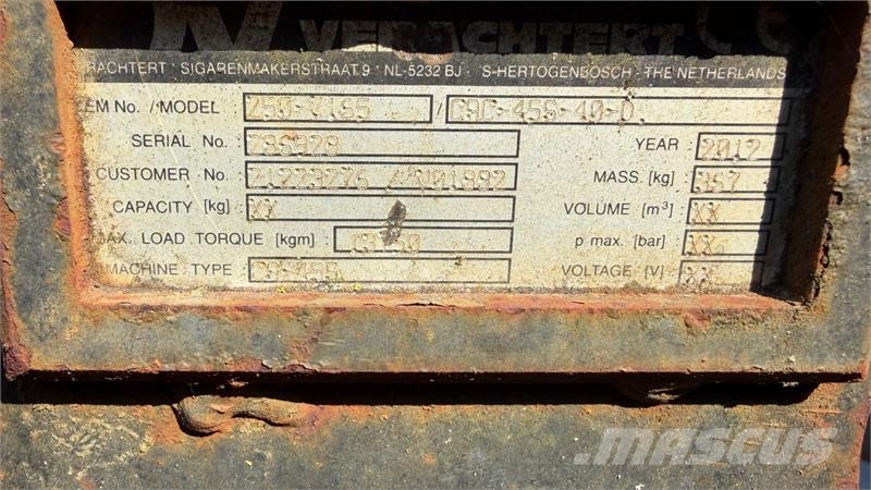 Verachtert CW45S Verachtert Skifte-på-Skifte Adapterplade (CW Сільгосптехніка - Інші
