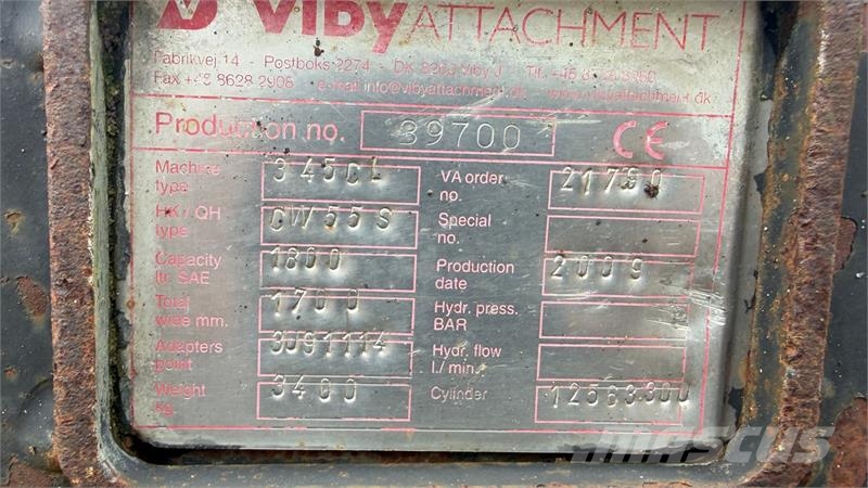 Viby Attachment CW55S Viby 1700 mm Multiskovl med tænde Lopaty