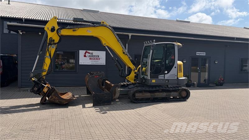 Wacker Neuson ET90 m/ Engcon og Unicontrol 3D-GPS Excavadoras sobre orugas