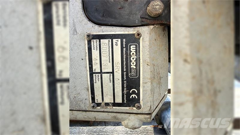 Weber SRV 620 Jordloppe Vibro nabijači