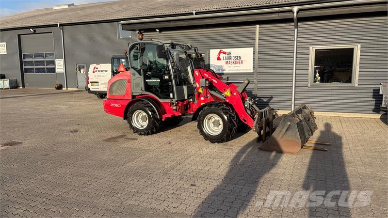 Weidemann 2080 RL40 med skovl og gafler Малые погрузчики