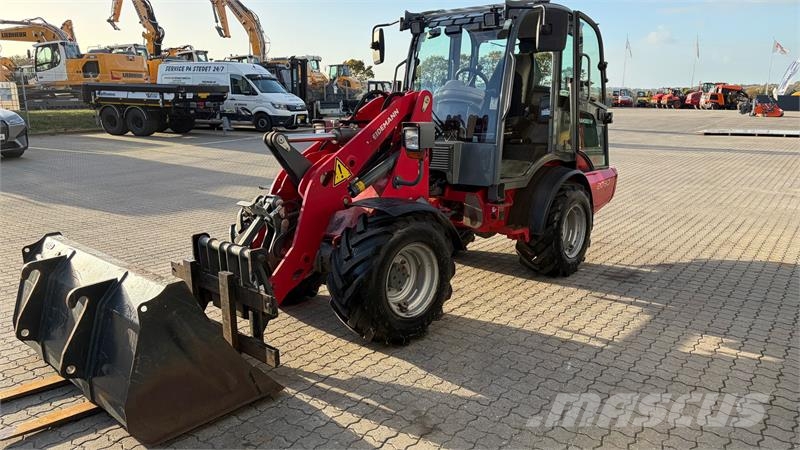 Weidemann 2080 RL40 med skovl og gafler Малые погрузчики