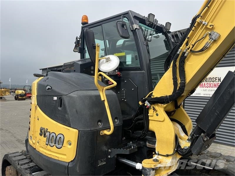 Yanmar SV100 2A Centralsmørring og hydraulisk hurtigskift Εκσκαφείς με ερπύστριες