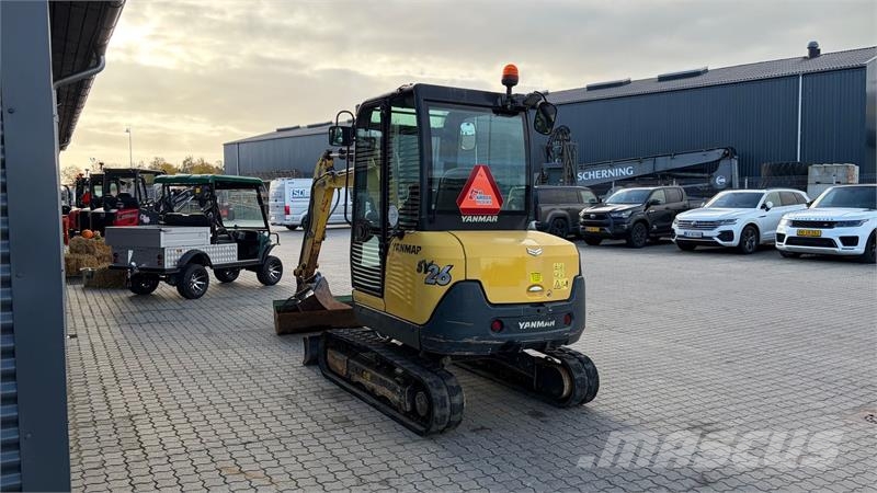 Yanmar SV26 Velholdt 2,8 tons minigraver med 2 skovle Miniescavatori