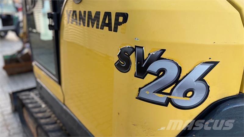 Yanmar SV26 Velholdt 2,8 tons minigraver med 2 skovle Miniescavatori