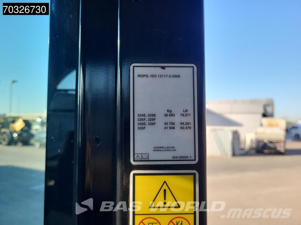 CAT 336 F L XE حفارات زحافة
