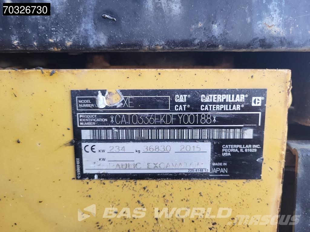 CAT 336 F L XE حفارات زحافة
