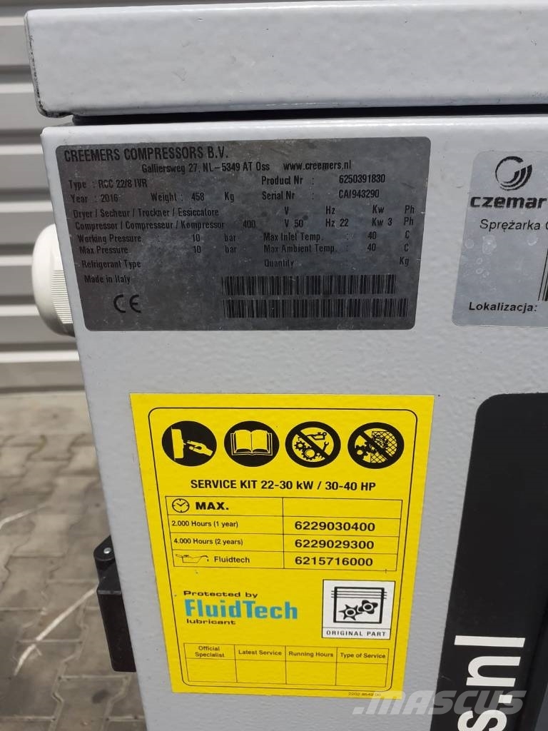 Creemers RCC 22/8 IVR Воздушные компрессоры