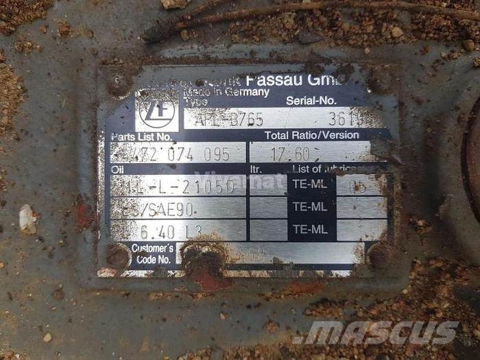 Liebherr APL6B765 -A912 A914 A924 차축