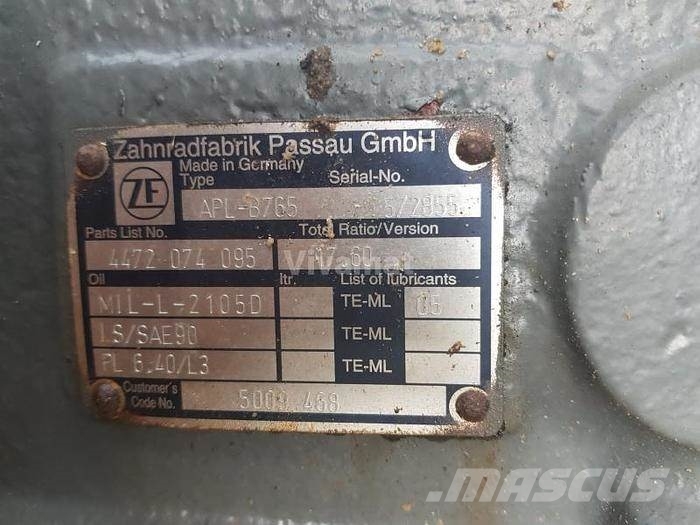 Liebherr APL6B765 -A912 A914 A924 차축