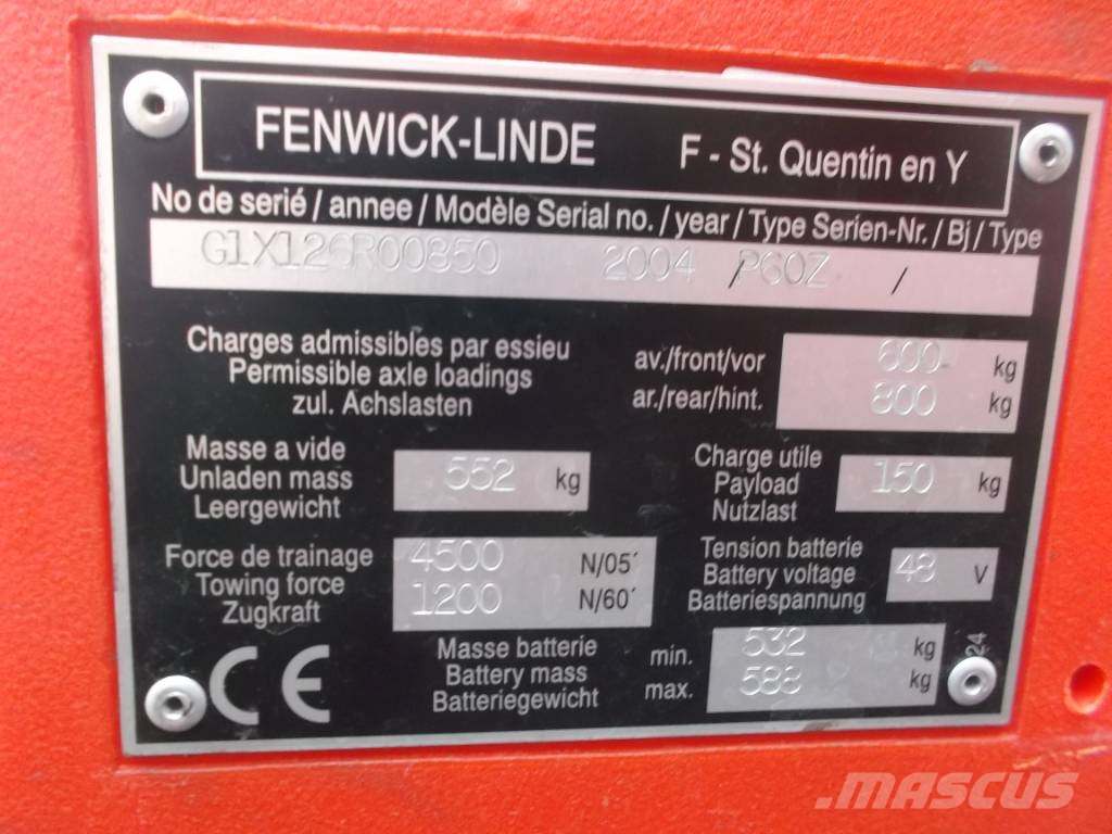 Linde P60Z V-2536 OB Tauetraktor
