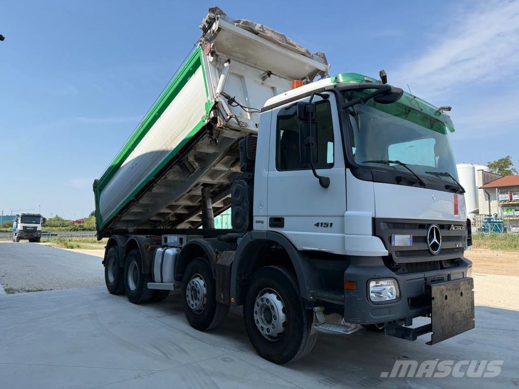 Mercedes-Benz Actros 4151 Actros 4151K V8 8x4 Euro5 40Ton Savivarčių priekabų vilkikai