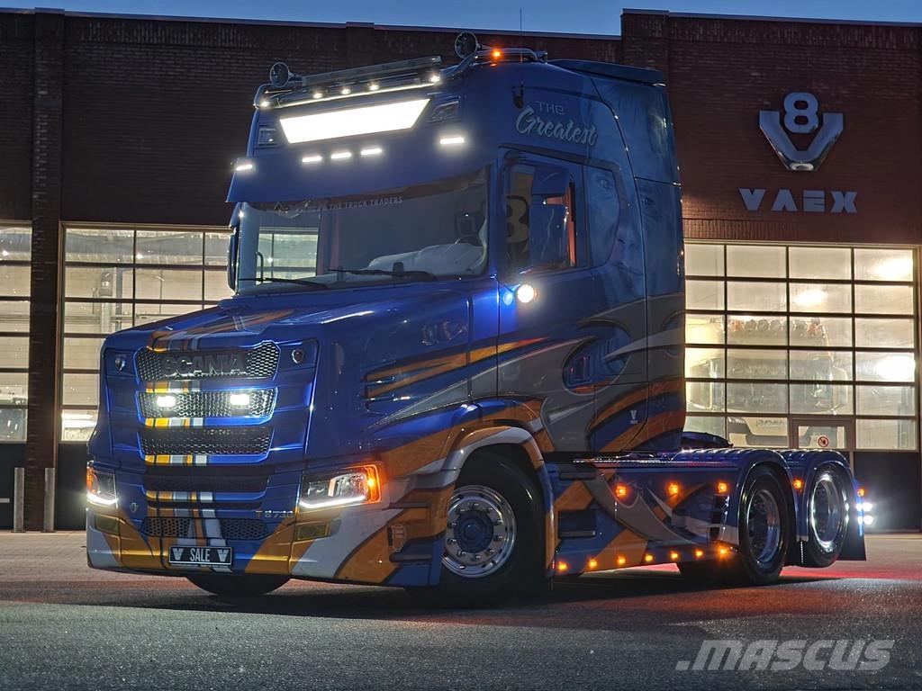 Scania S730 V8 NGS Torpedo / Hauber - Vlastuin - Show tru Vetopöytäautot