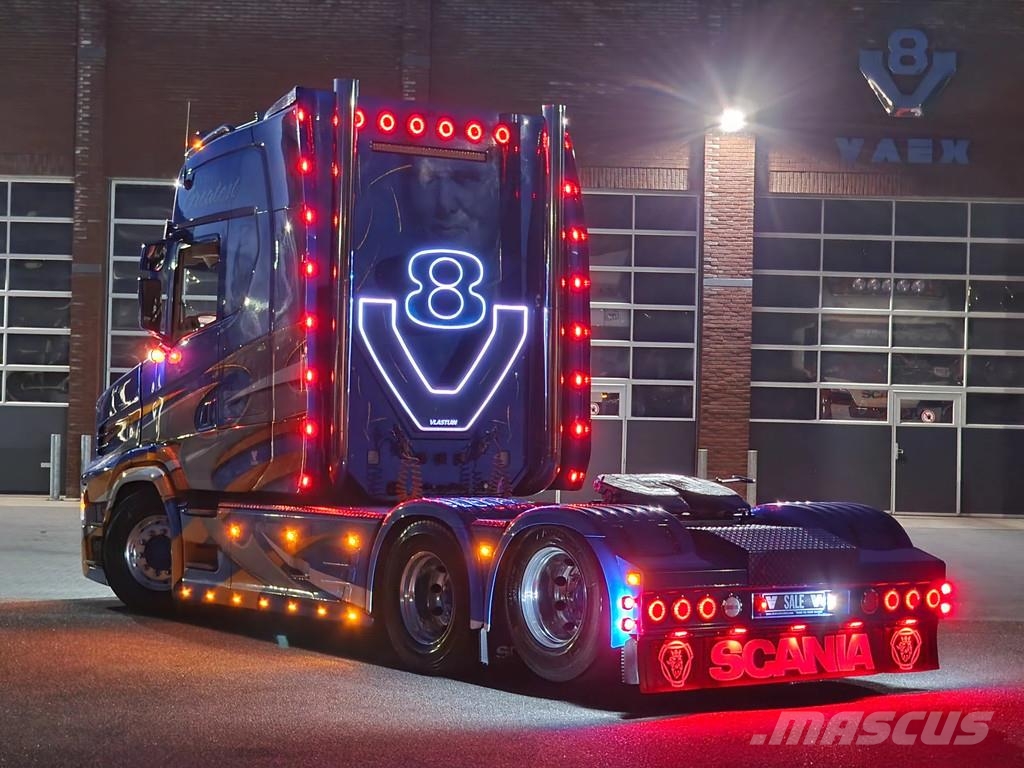 Scania S730 V8 NGS Torpedo / Hauber - Vlastuin - Show tru Vetopöytäautot