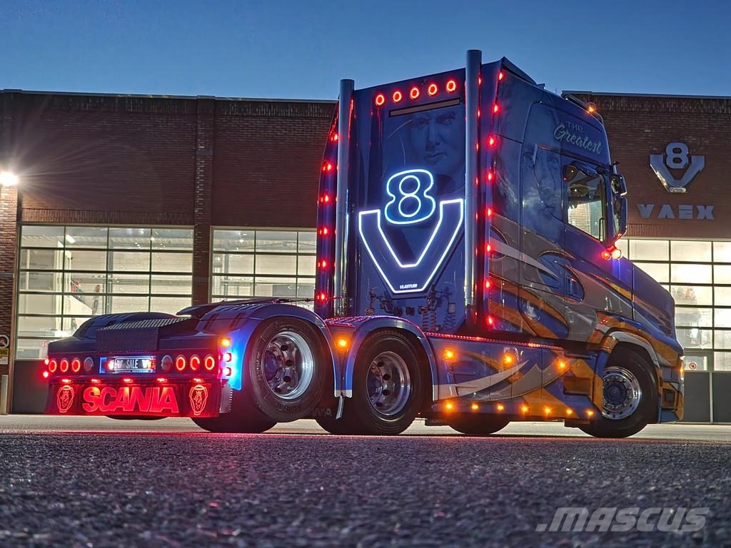 Scania S730 V8 NGS Torpedo / Hauber - Vlastuin - Show tru Vetopöytäautot