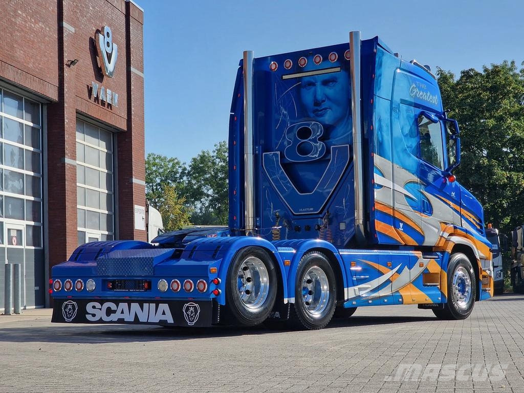 Scania S730 V8 NGS Torpedo / Hauber - Vlastuin - Show tru Vetopöytäautot