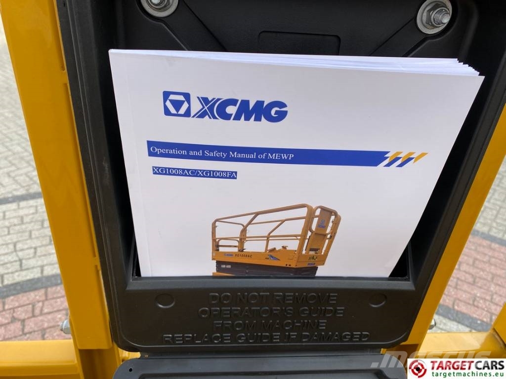XCMG XG1008AC Lithium LI-ION Scissor Work Lift 1000cm Plataformas tijera