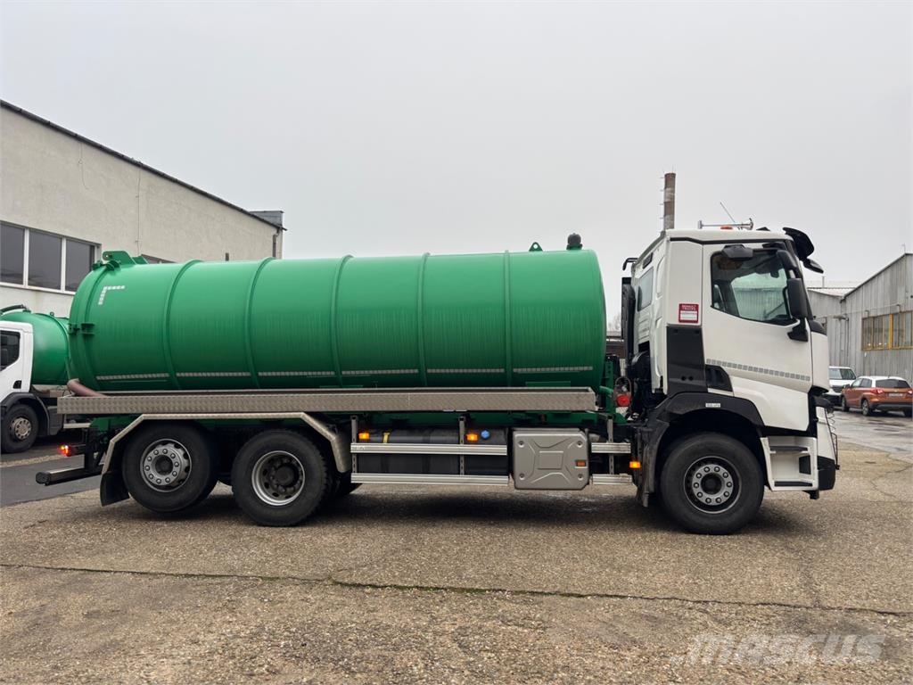 Renault C 480 DE 13 6X2 + CISTERNA FEKÁLNA Tartályos teherautók