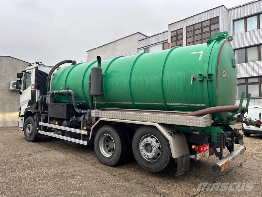 Renault C 480 DE 13 6X2 + CISTERNA FEKÁLNA Tartályos teherautók