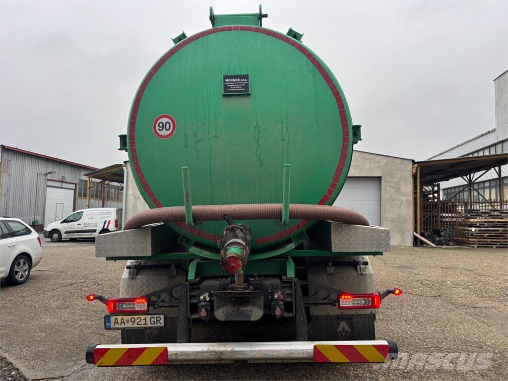 Renault C 480 DE 13 6X2 + CISTERNA FEKÁLNA Tartályos teherautók