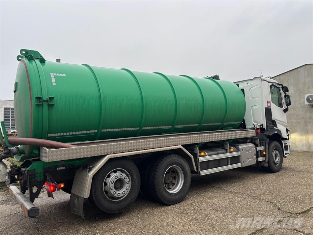 Renault C 480 DE 13 6X2 + CISTERNA FEKÁLNA Tartályos teherautók