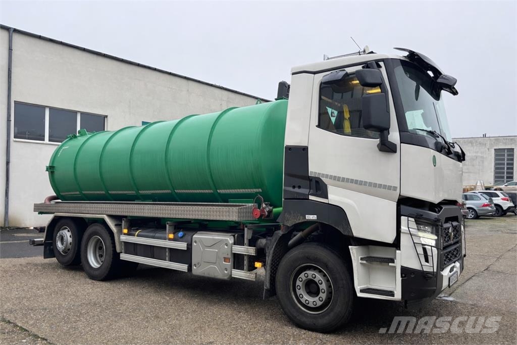 Renault C 480 DE 13 6X2 + CISTERNA FEKÁLNA Tartályos teherautók