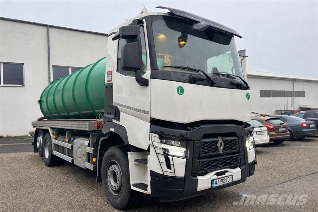 Renault C 480 DE 13 6X2 + CISTERNA FEKÁLNA Tartályos teherautók