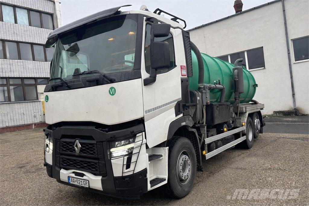 Renault C 480 DE 13 6X2 + CISTERNA FEKÁLNA Tartályos teherautók