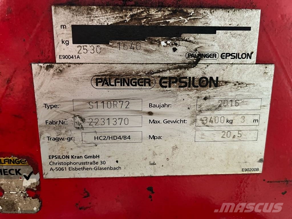 Palfinger Epsilon S110 R72 Erntekrane