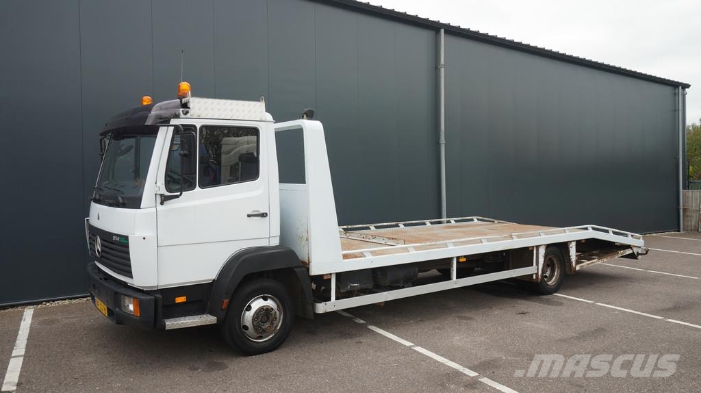 Mercedes-Benz 814 machine transporter truck Camiones portacoches