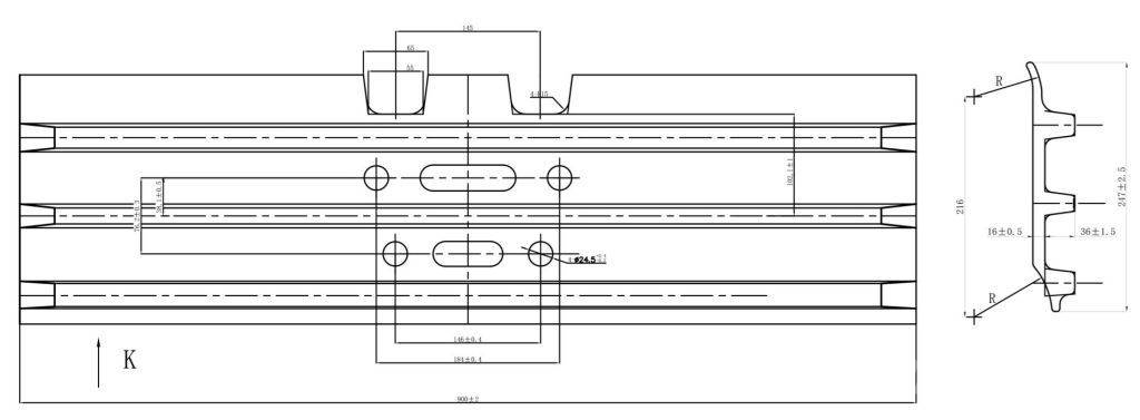 CAT 900 mm trackshoes 330/349/345D/349D/349E/349F/352 Transport - drugo
