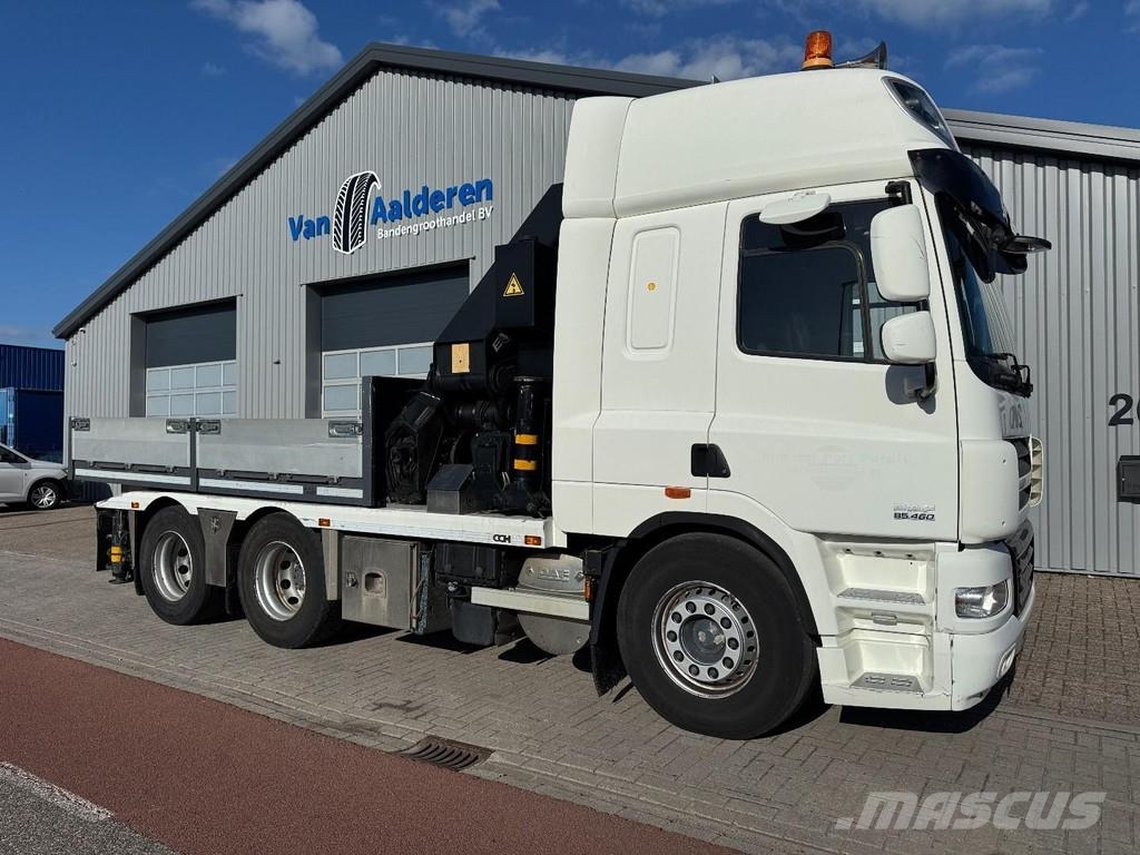 DAF CF85-460 FAS 6x2 Trekker / Bakwagen, HMF Odin 6020 Tahače