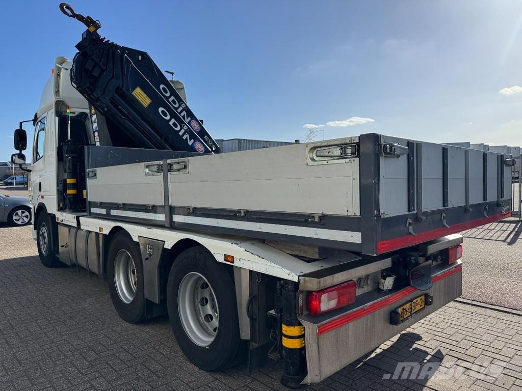 DAF CF85-460 FAS 6x2 Trekker / Bakwagen, HMF Odin 6020 Tahače
