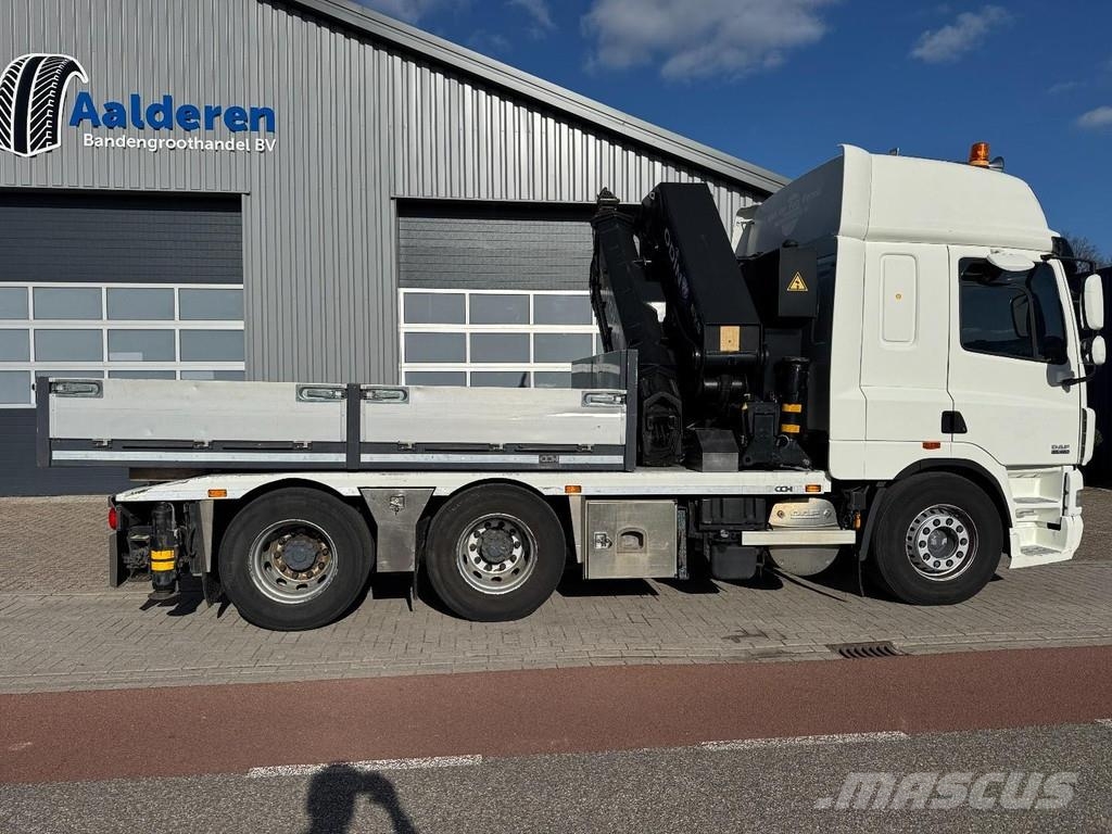 DAF CF85-460 FAS 6x2 Trekker / Bakwagen, HMF Odin 6020 Tahače