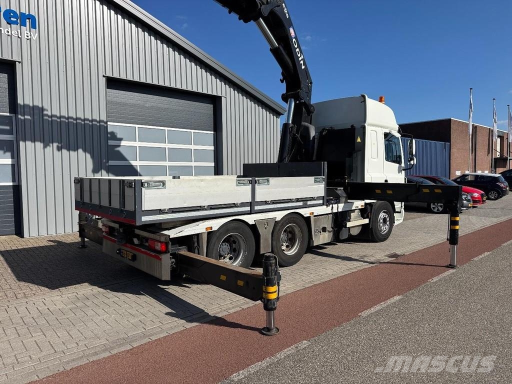 DAF CF85-460 FAS 6x2 Trekker / Bakwagen, HMF Odin 6020 Tahače