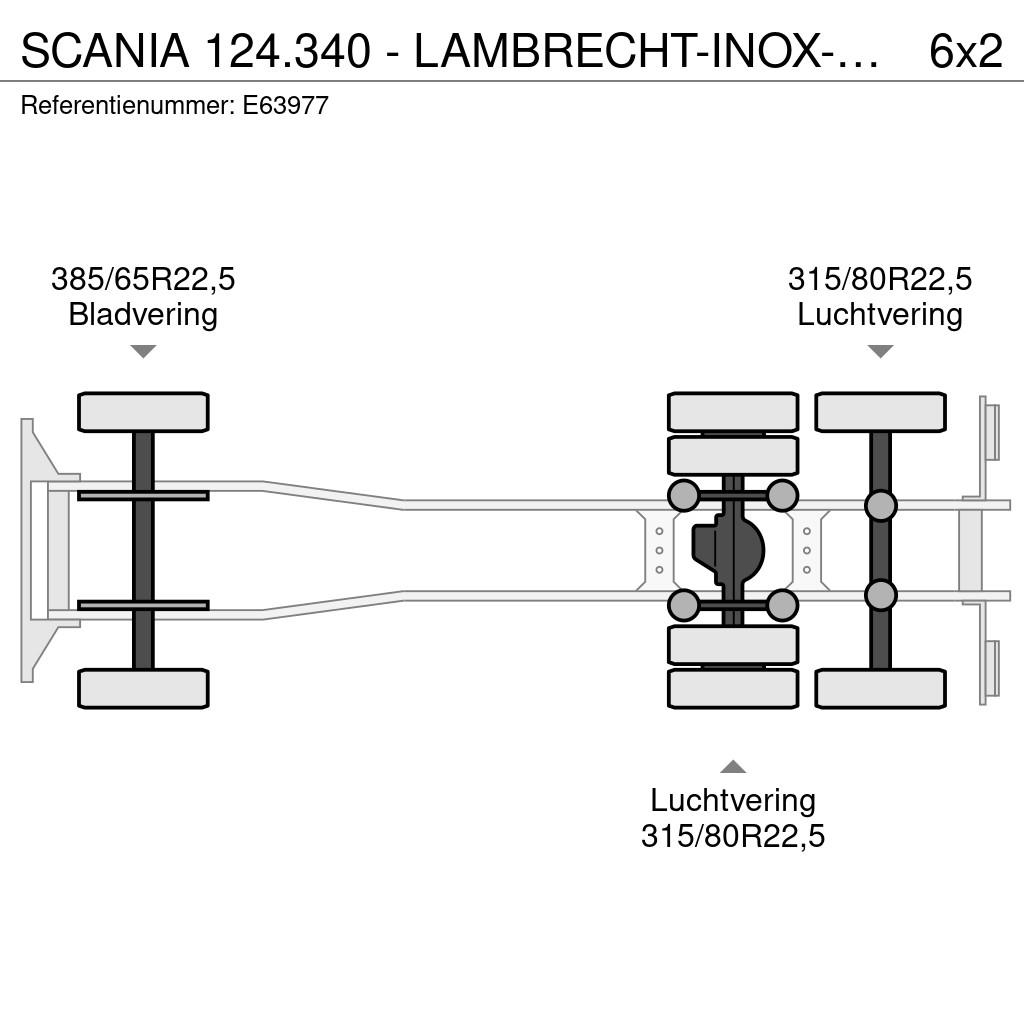 Scania 124.340 - LAMBRECHT-INOX-5 Comp. Tanker trucks