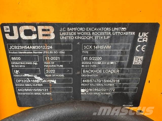 JCB 3 CX PLUS Ekskavaatorlaadurid