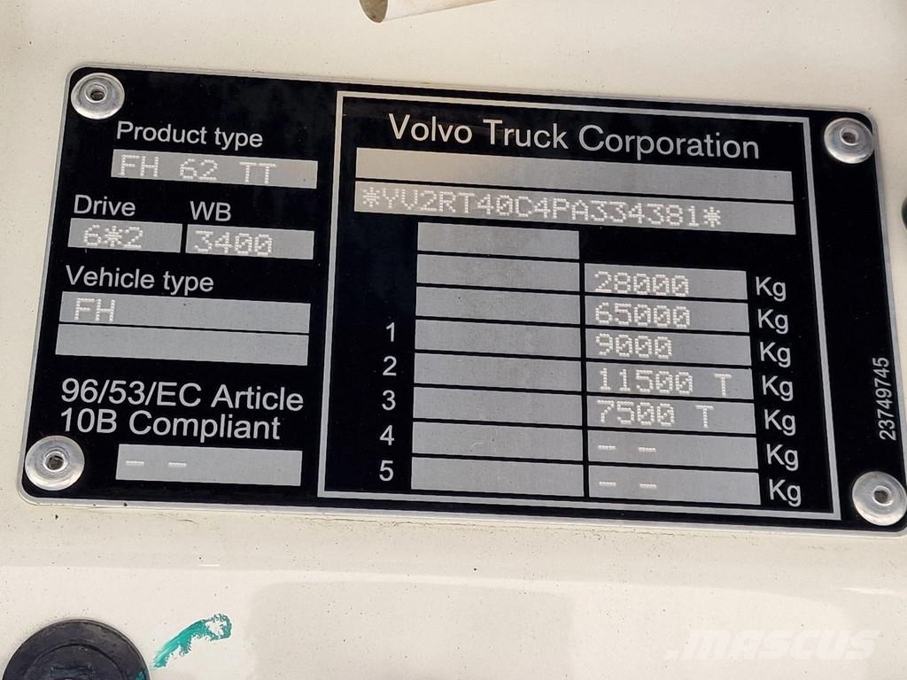 Volvo FH 13.500 Globetrotter XL 6x2 - Retarder - Full ai Trekkvogner