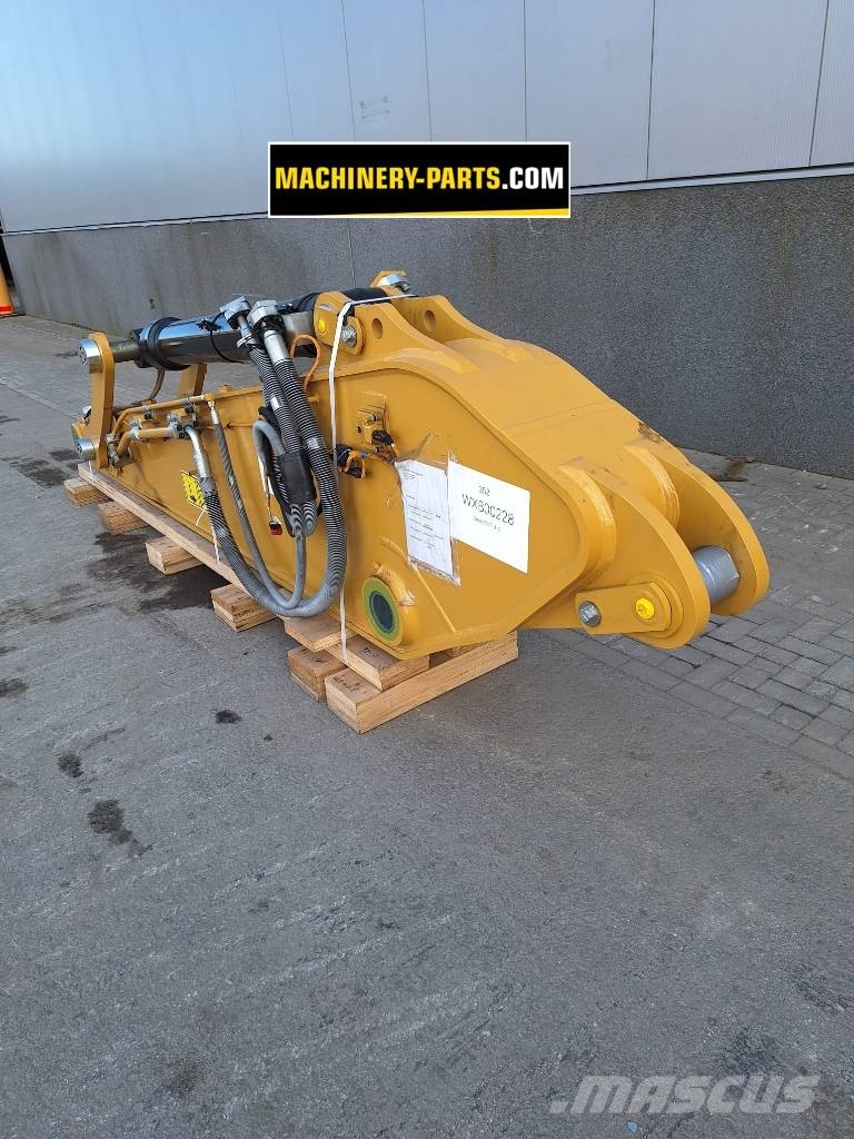 CAT 352 mass boom + stick + cylinders + accessories Sijos ir savivarčiai