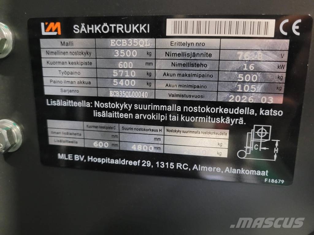 LM ECB35QL Električni viljuškari