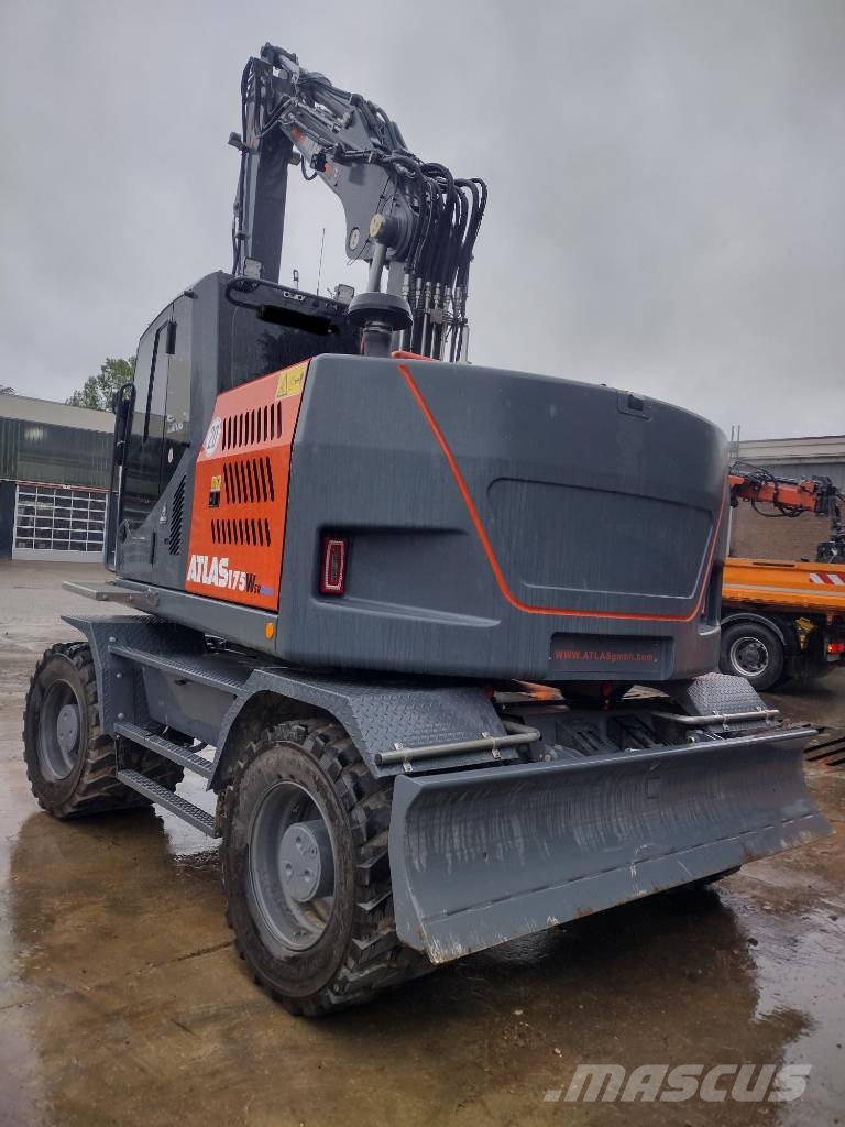Atlas 175WSR Kurzheck OilQuick OQ70-55 DC2-Steuerung Escavadeiras de rodas